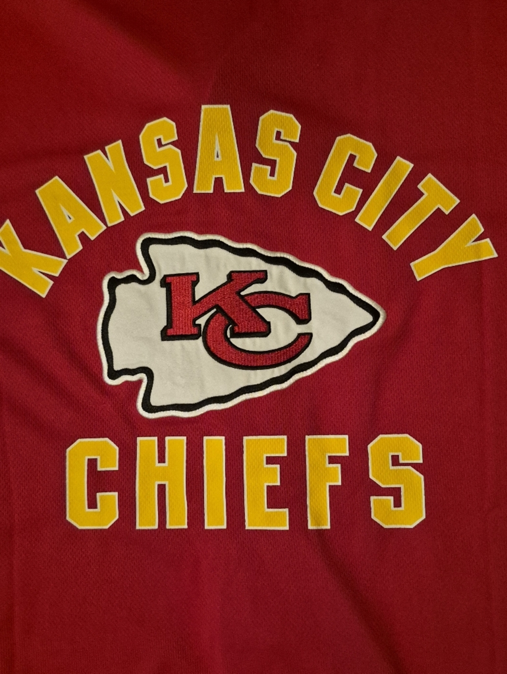 Kansas City Chiefs Red & Gold Button-Up Jersey Mens Sz Large - Picture 8 of 9